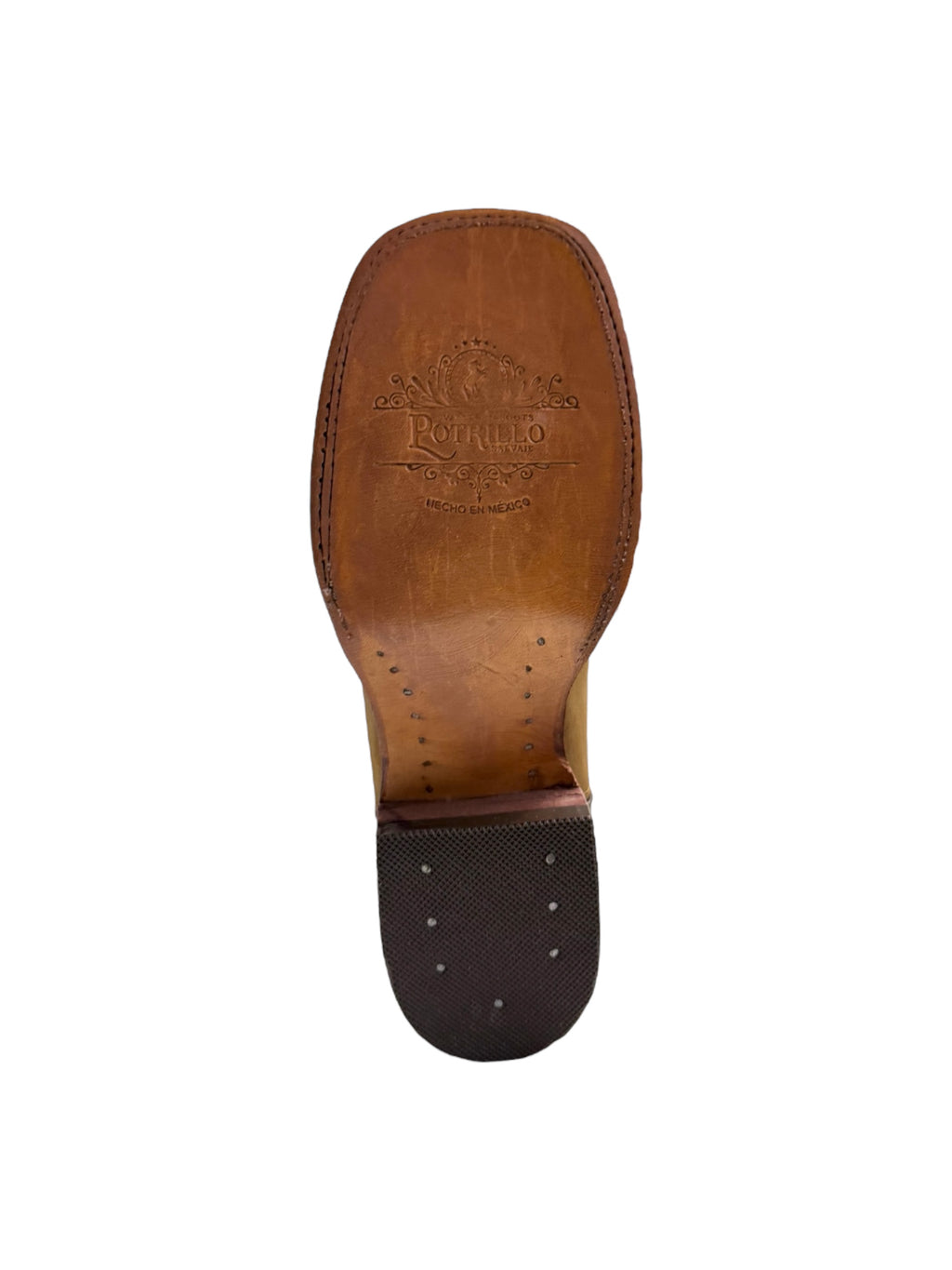 Potrillo Aztec Embroidery Ocre Square Toe Womens Boot - 434