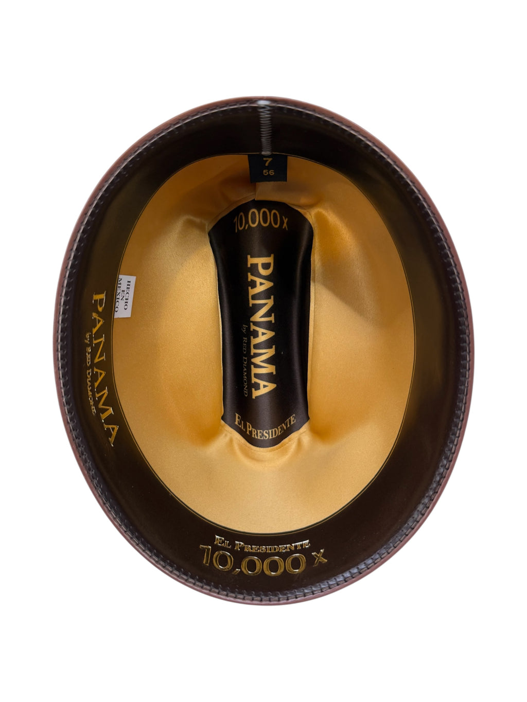 Panama 10,000x El Presidente Straw Hat