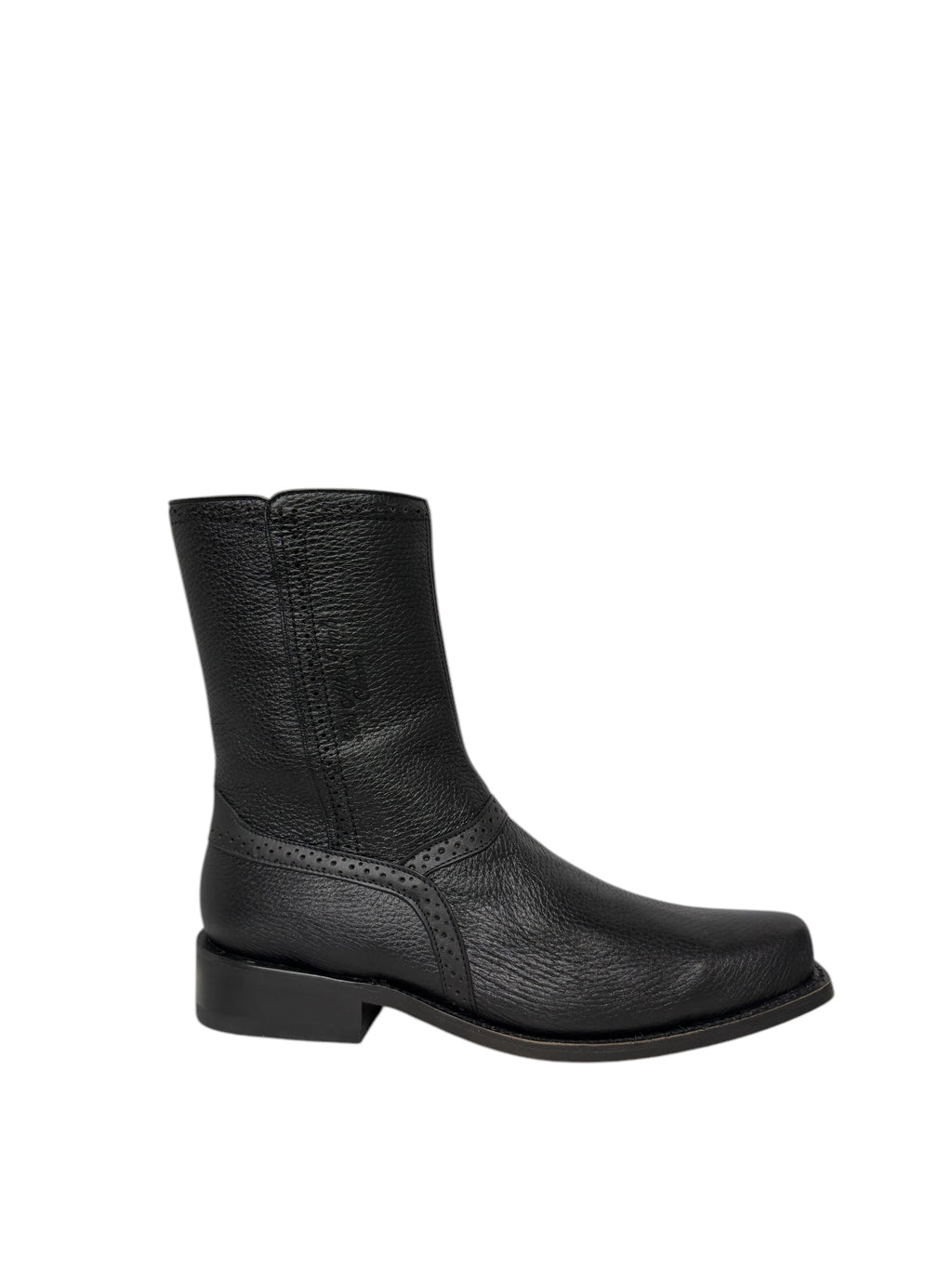 Los Altos Ankle Dressy Boot Genuine Deer Black - 78BI8305