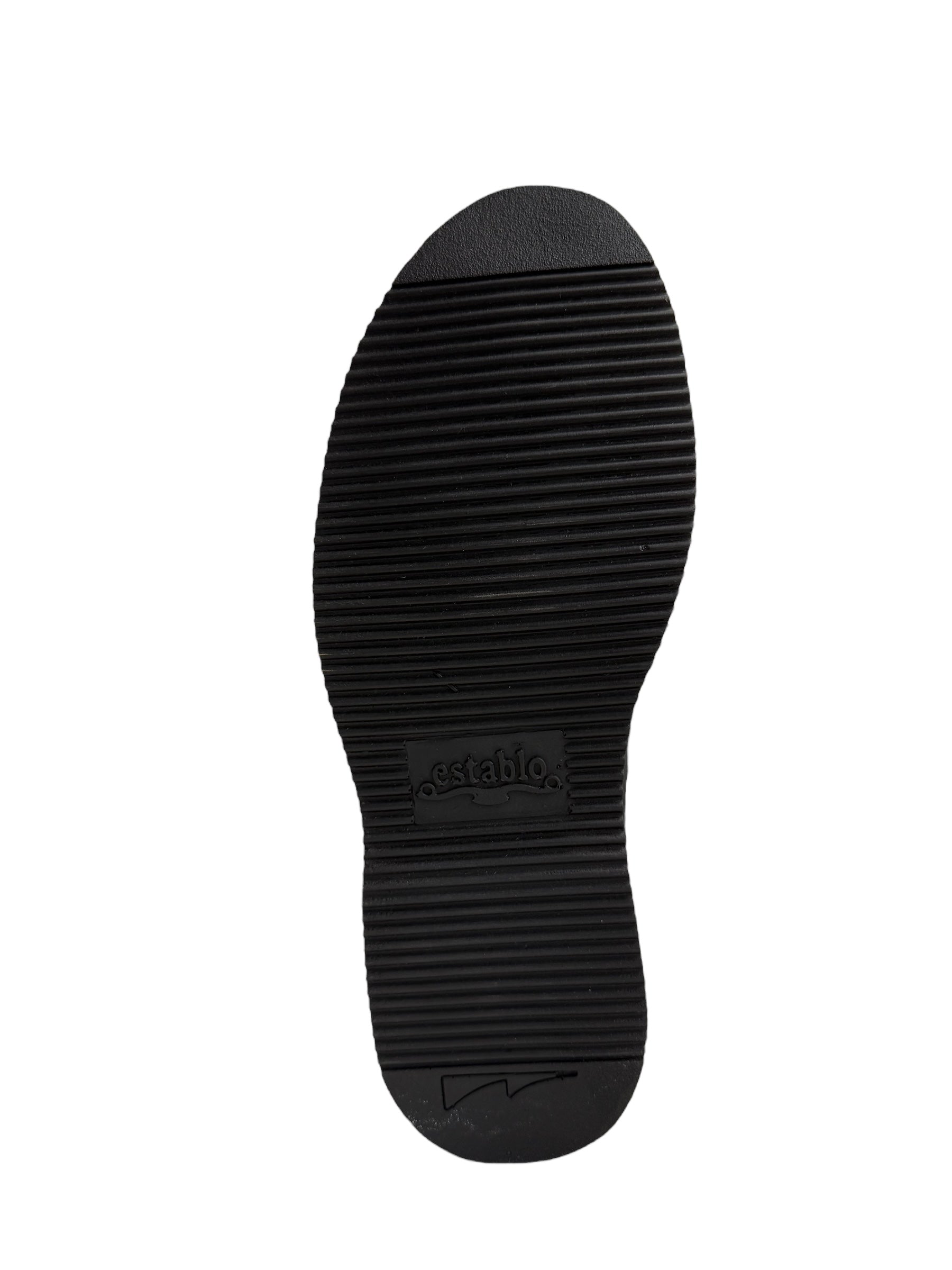 Establo Oiled Leather Black Pull Up Work Boot - 553-03