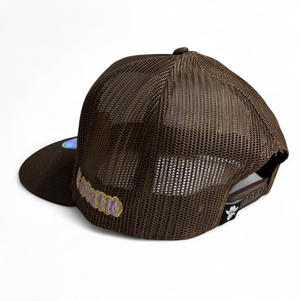 De Rancho Cap Gold Feather Brown - DR012