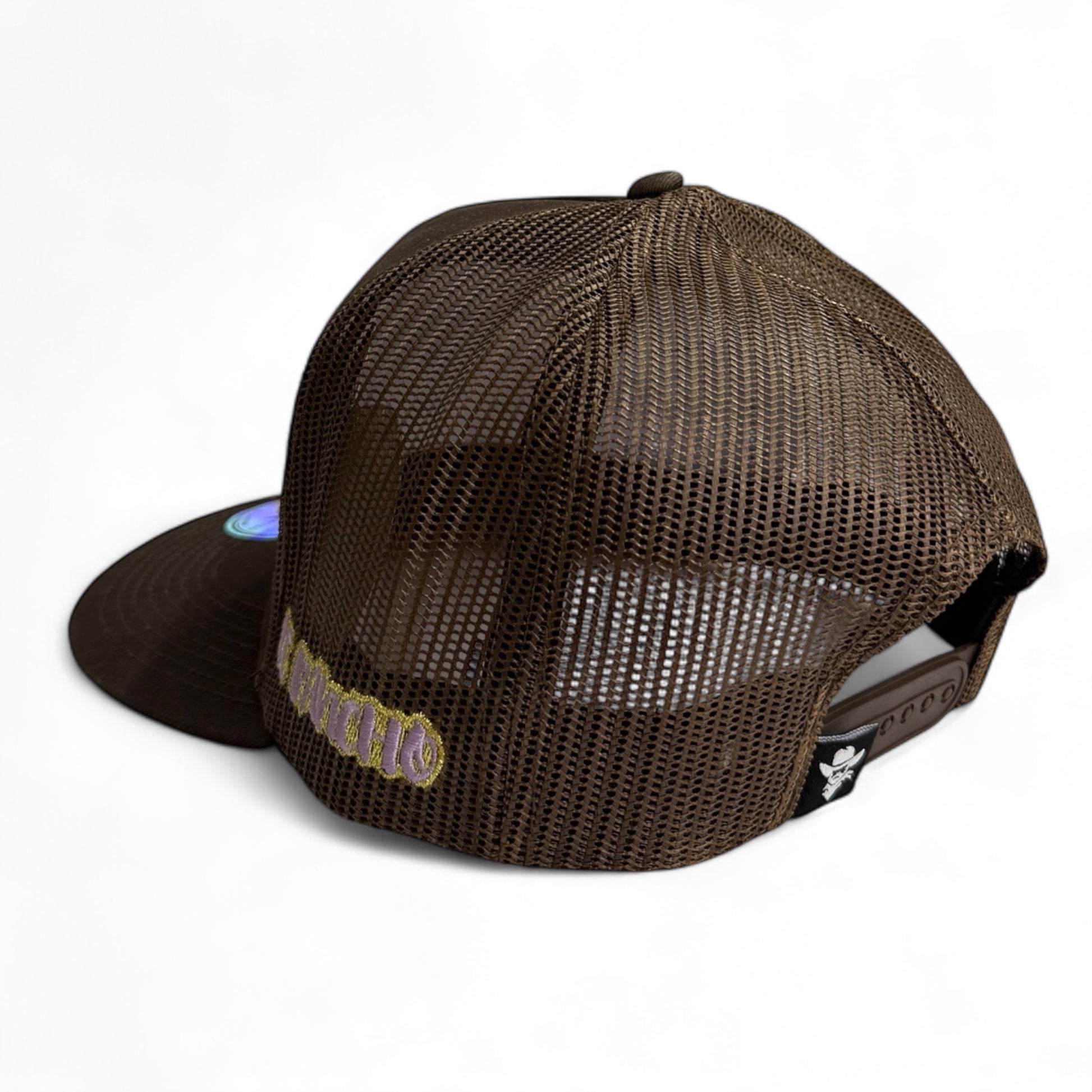 De Rancho Cap Gold Feather Brown - DR012