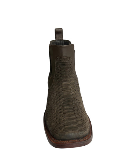 Los Altos Ankle Boot Python Nobuck Brown - 82BVN5707
