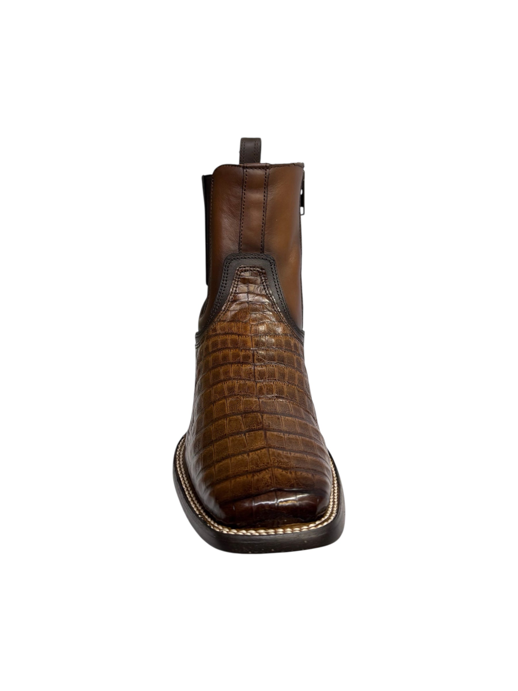 Cuadra Caiman Belly Porto Maple Zipper & Elastic Ankle Boot - CU892