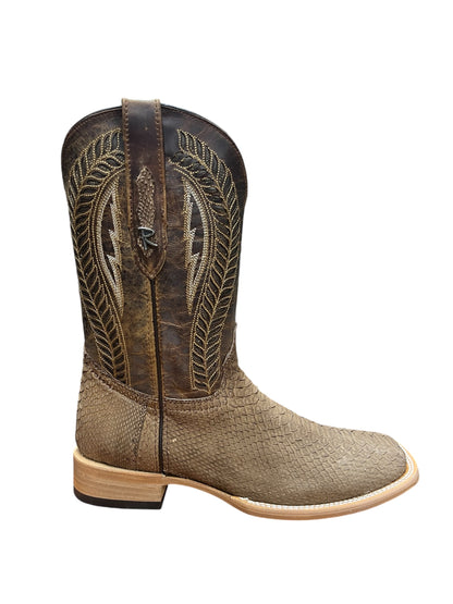 Ranchers Square Toe Python Antique Saddle