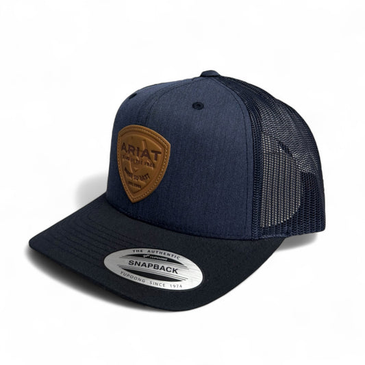 Ariat Cap Leather Logo Blue