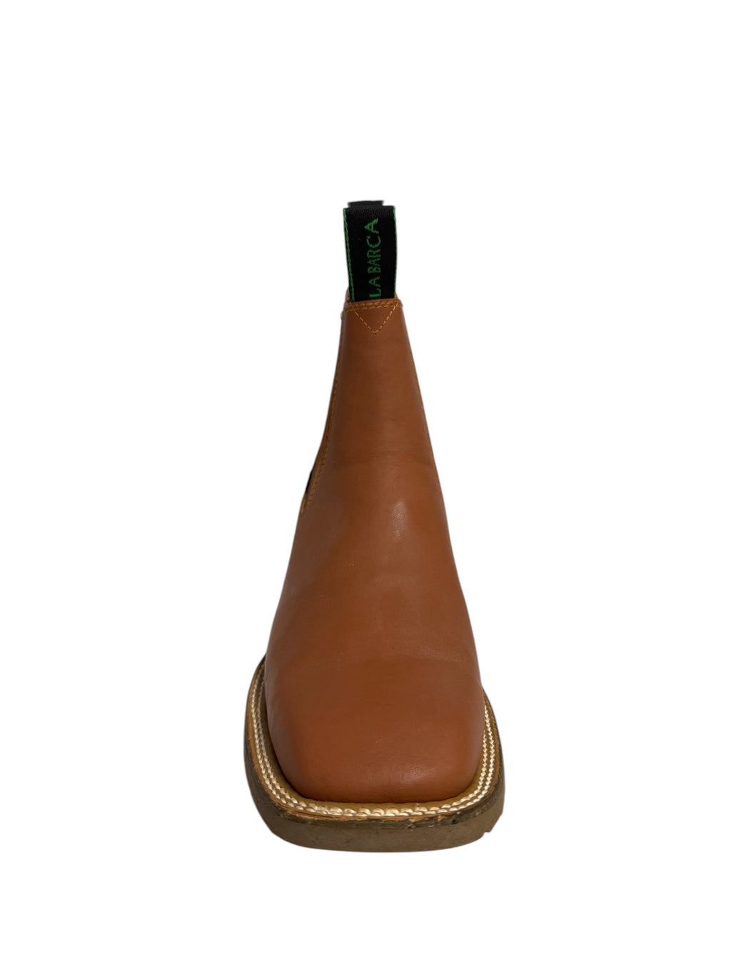 La Barca Square Toe Oiled Leather Honey Ankle Boot - 921
