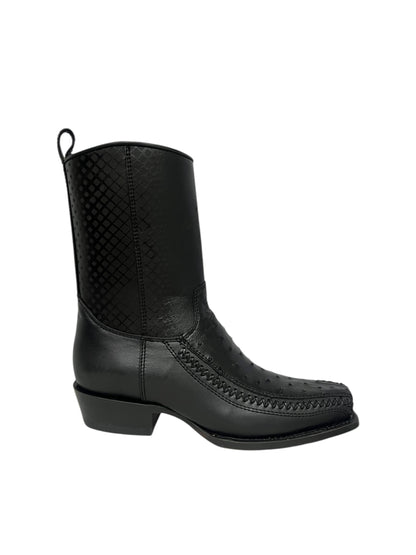 Los Altos 7 Toe Ostrich black - 57BFP0305