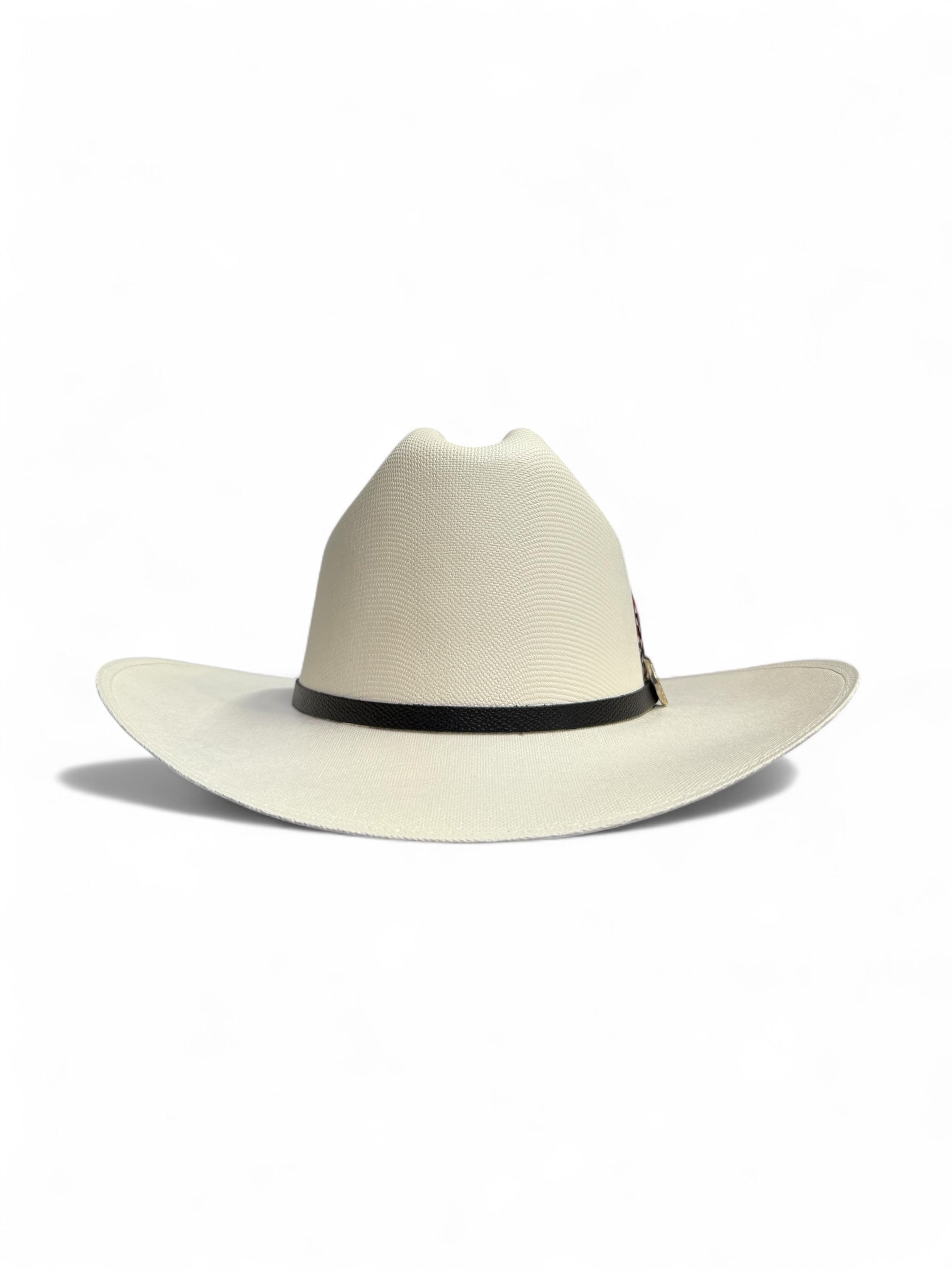 Stone San Judas Straw Hat Sinaloa Regular Crown 3 1/2 Inch Brim