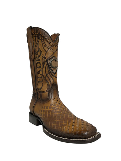 Cuadra Honey Laser & Embroidery & Woven Square Toe - CU500