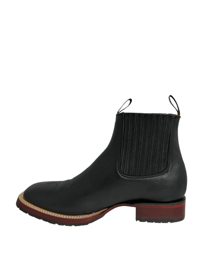 Los Altos Belmont Black Square Toe Tractor - 84TBM2105