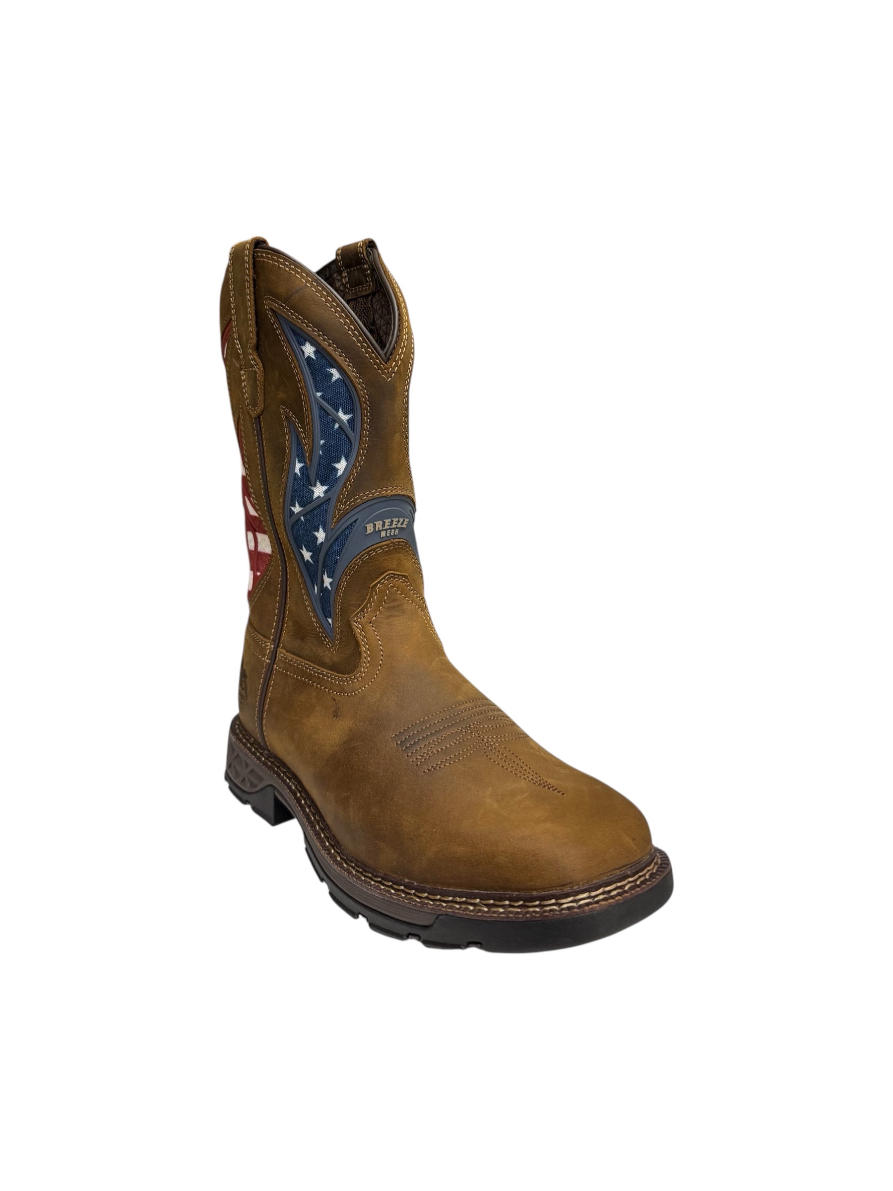 Georgia Pull Up CARBO-TEC FLX Patriotic USA Work Boot - GB00721