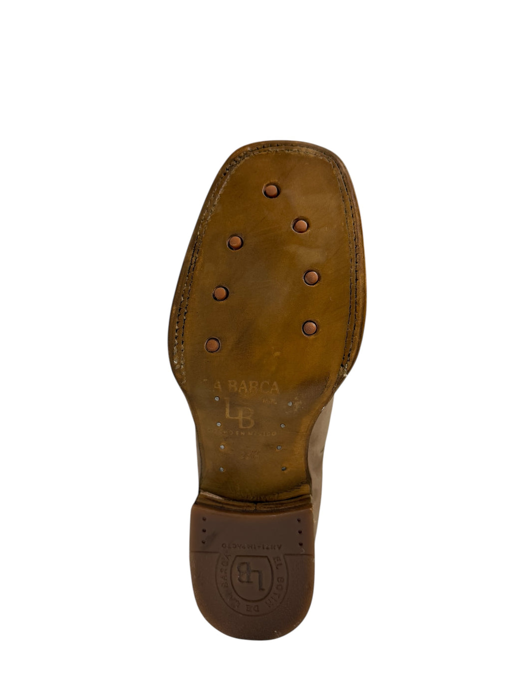 La Barca Square Toe Nobuck Topo Ankle Boot - 935