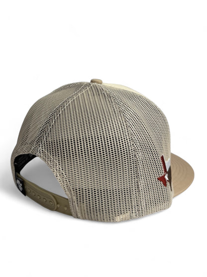 De Rancho Cap Texas Map And Logo Cream - DR054