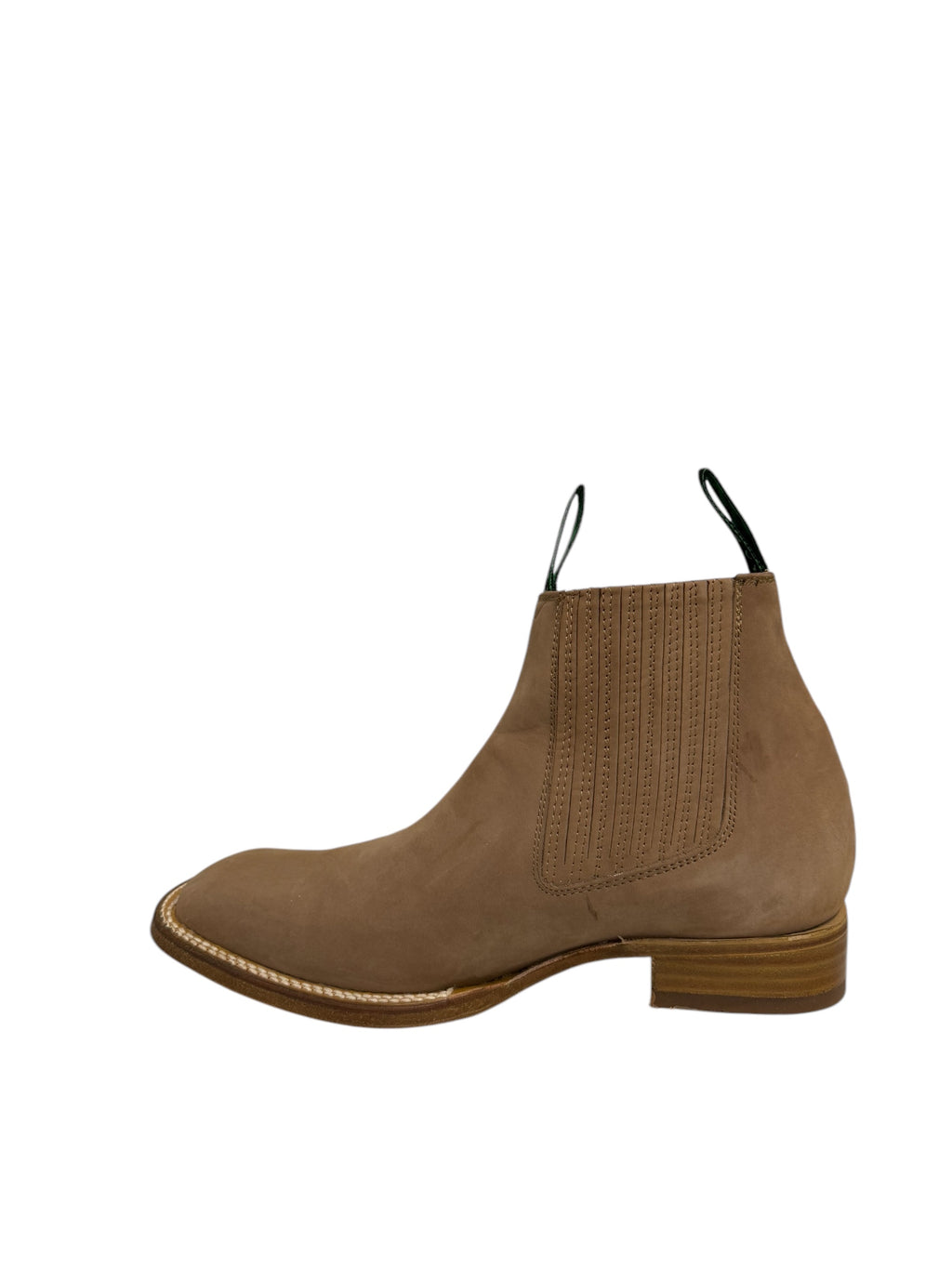 La Barca Square Toe Nobuck Topo Ankle Boot - 935
