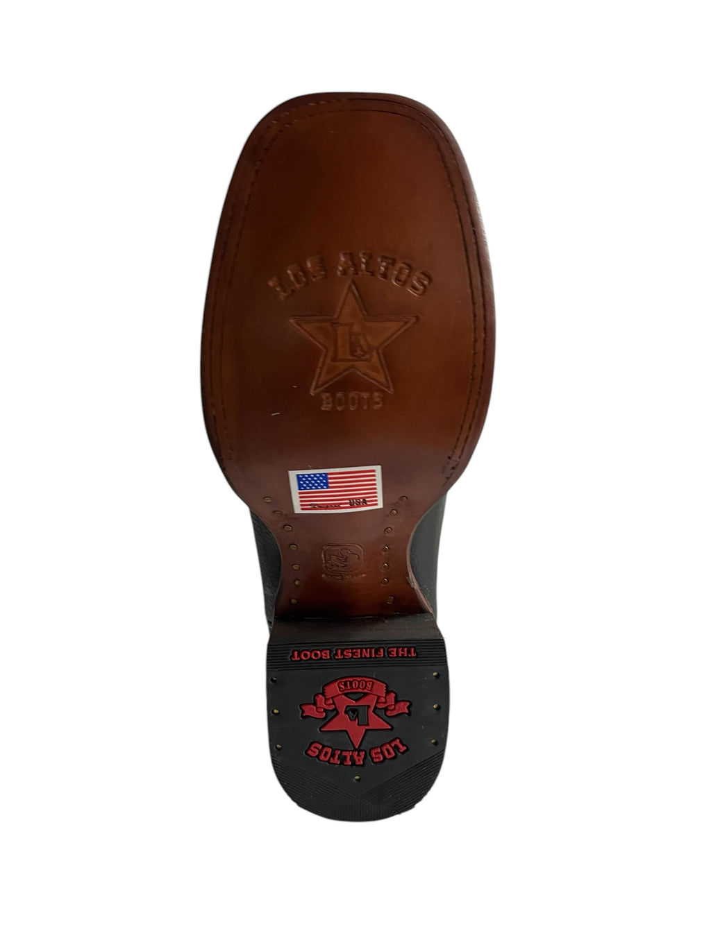 Los Altos Wide Square Toe Grisly black - 8222705