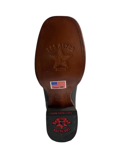 Los Altos Wide Square Toe Grisly black - 8222705