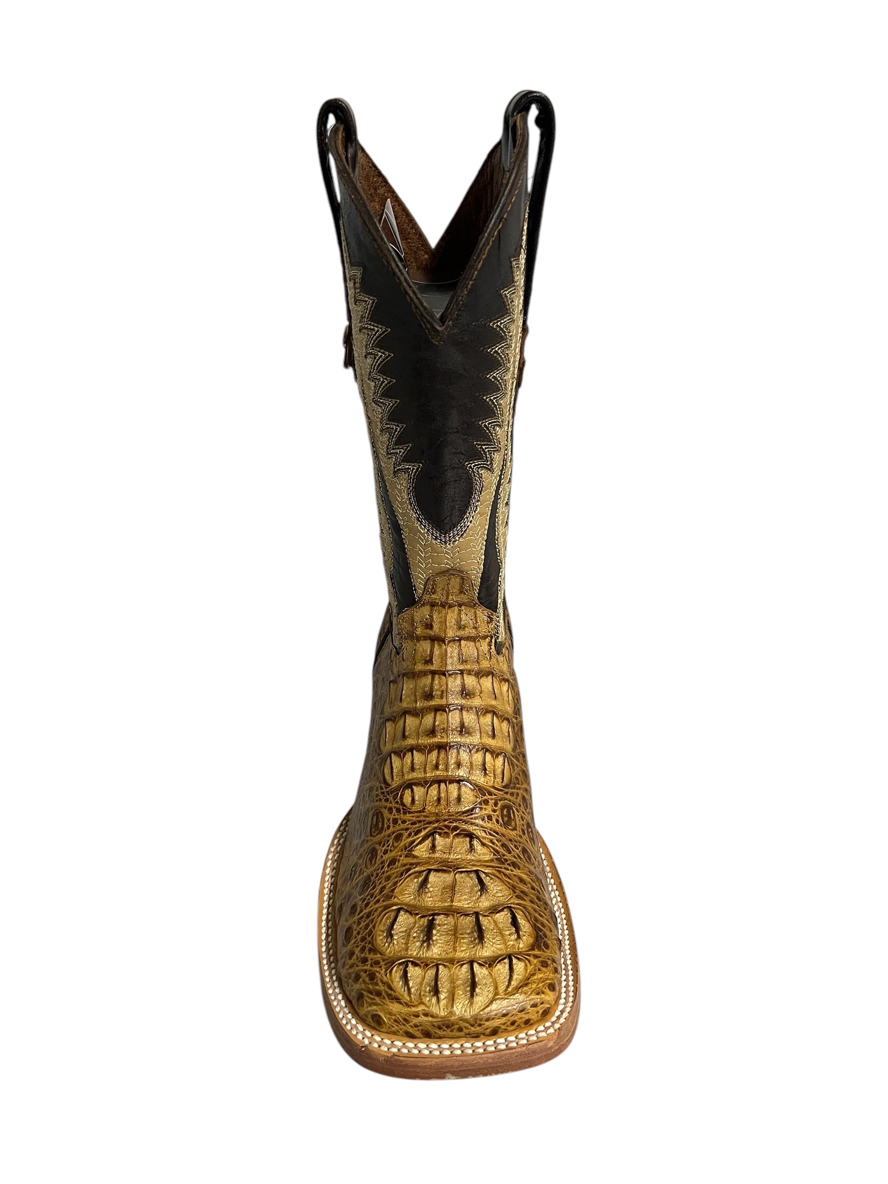 Ranchers Caiman Frente Antique Saddle Square Toe