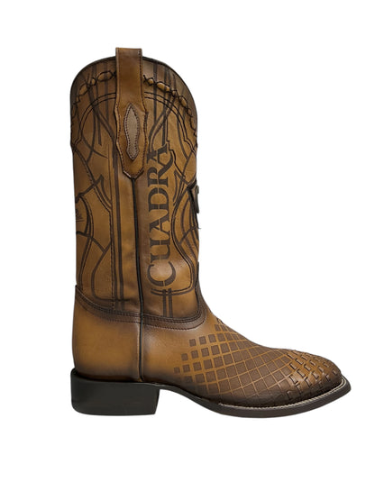 Cuadra Honey Laser & Embroidery & Woven Square Toe - CU500