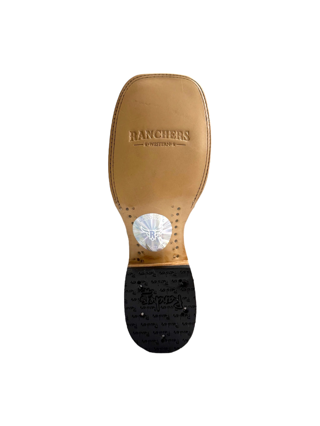 Ranchers Caiman Belly Black Square Toe Cowboy Boot