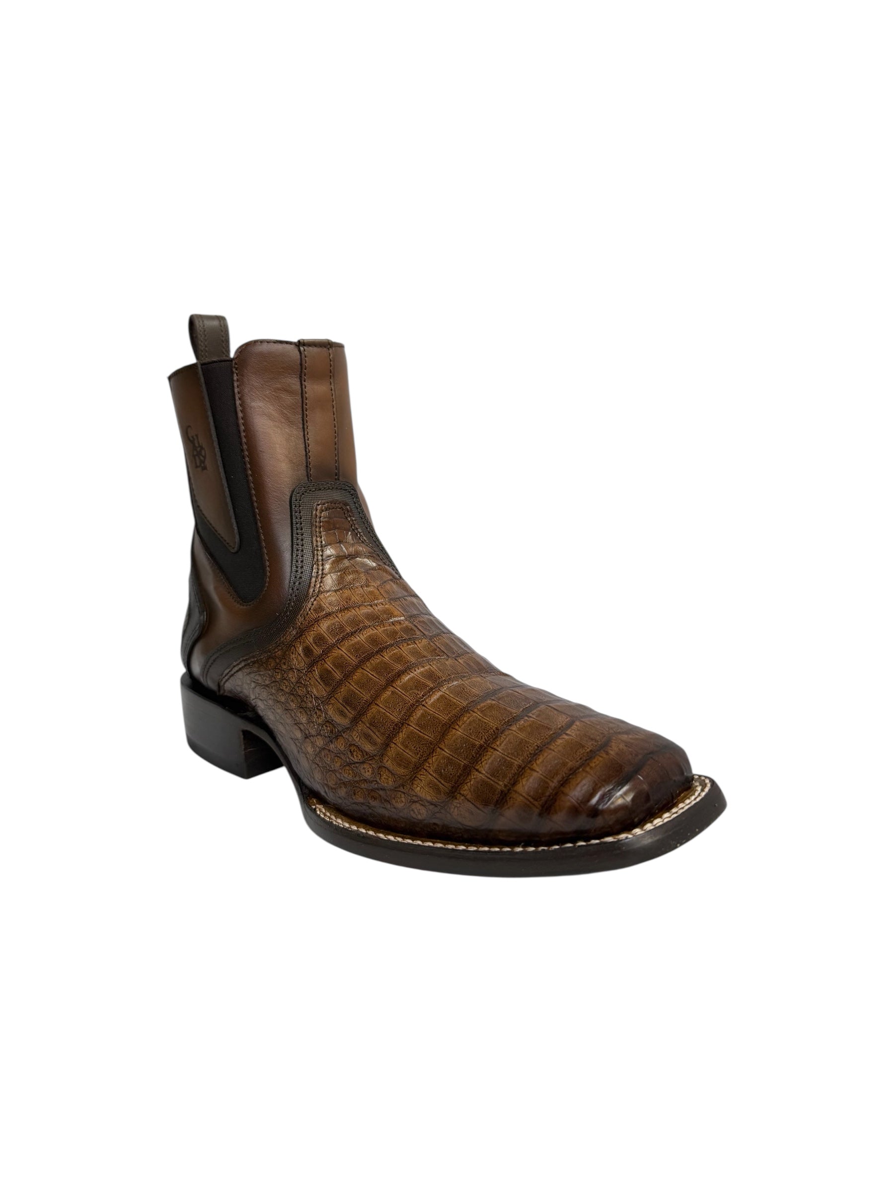 Cuadra Caiman Belly Porto Maple Zipper & Elastic Ankle Boot - CU892