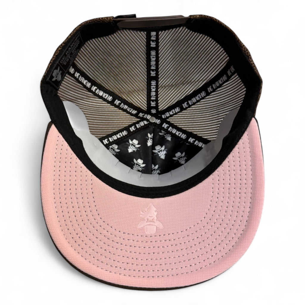 De Rancho Cap Gold Feather Brown - DR012
