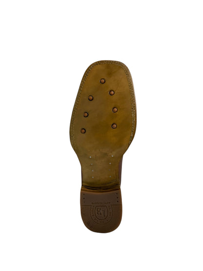 La Barca Square Toe Cognac Semi-Anilina Ankle Boot - 935
