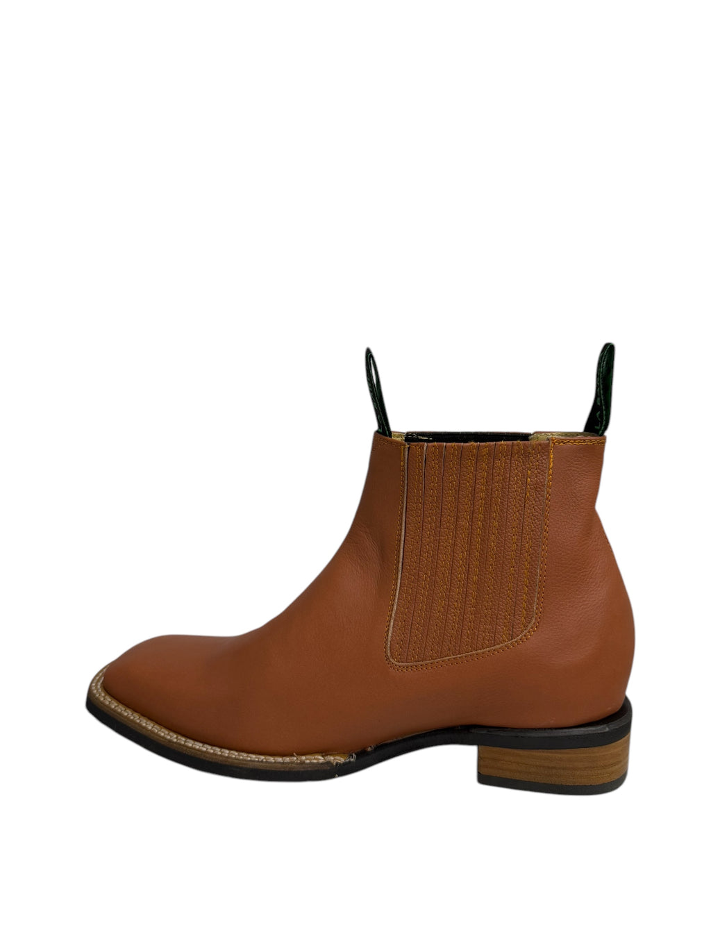 La Barca Square Toe Honey Oiled Leather Ankle Boot - 953