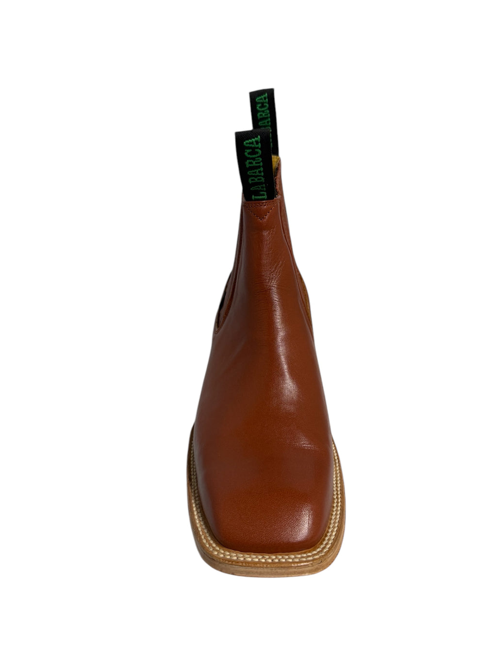 La Barca Square Toe Leather Cognac - 935