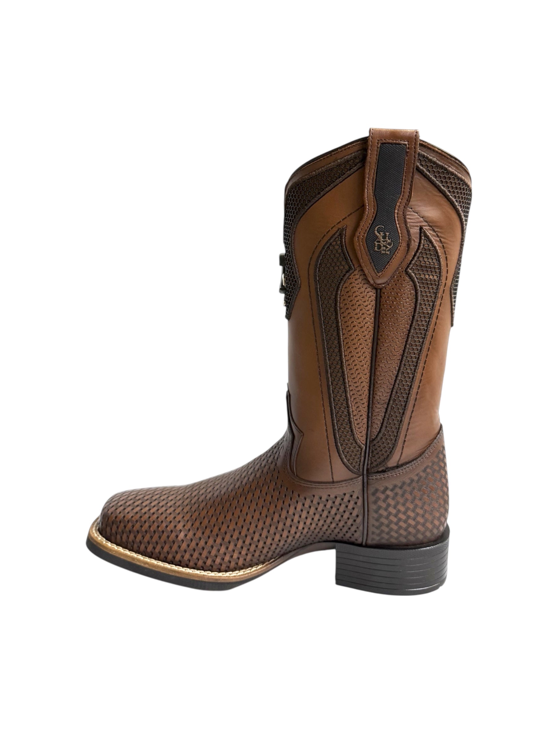 Cuadra FlexRider Honey Embriodery & Laser Square Toe - CU984