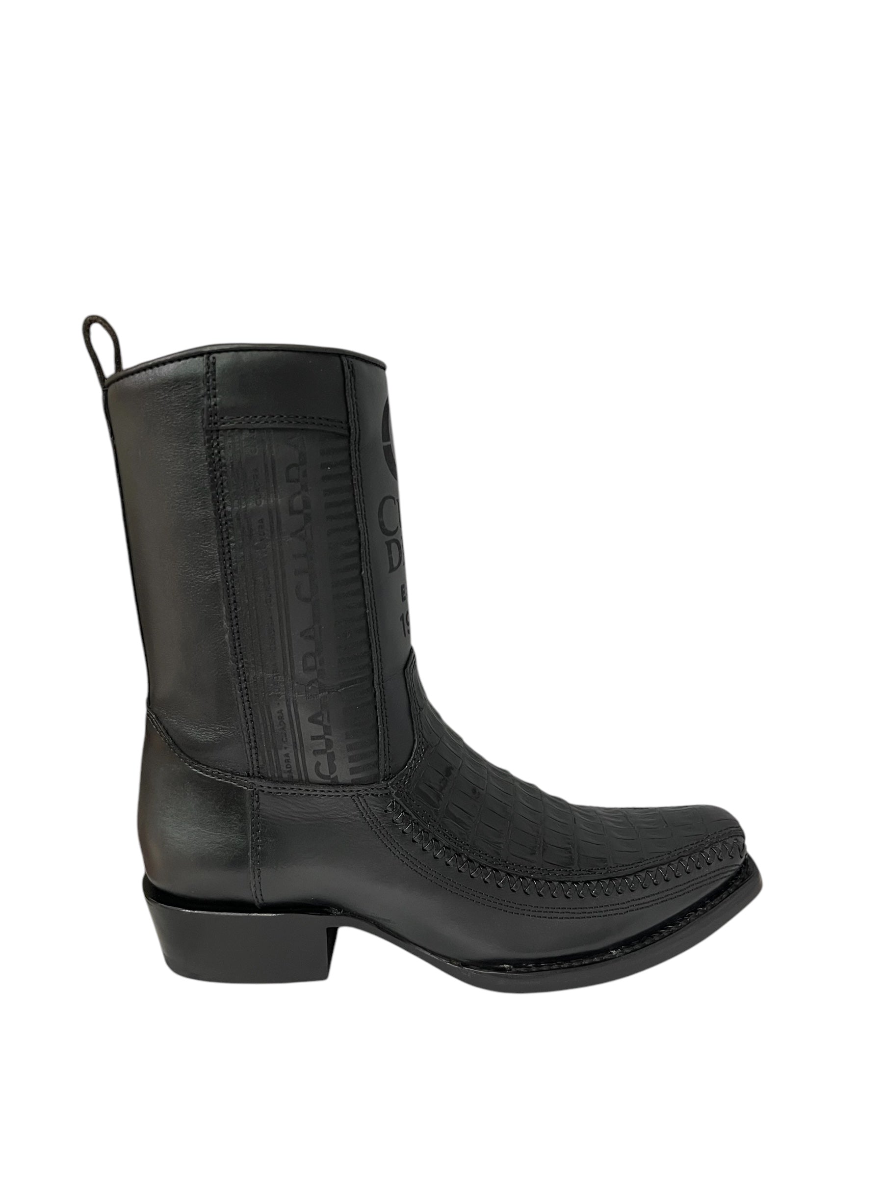 Cuadra Caiman Belly Plunge Laser & Woven Narrow Square Toe - CU805