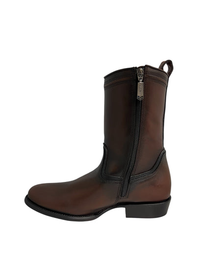 Cuadra Casual Pull Up Laser & Zipper J Toe Shedron - CU860