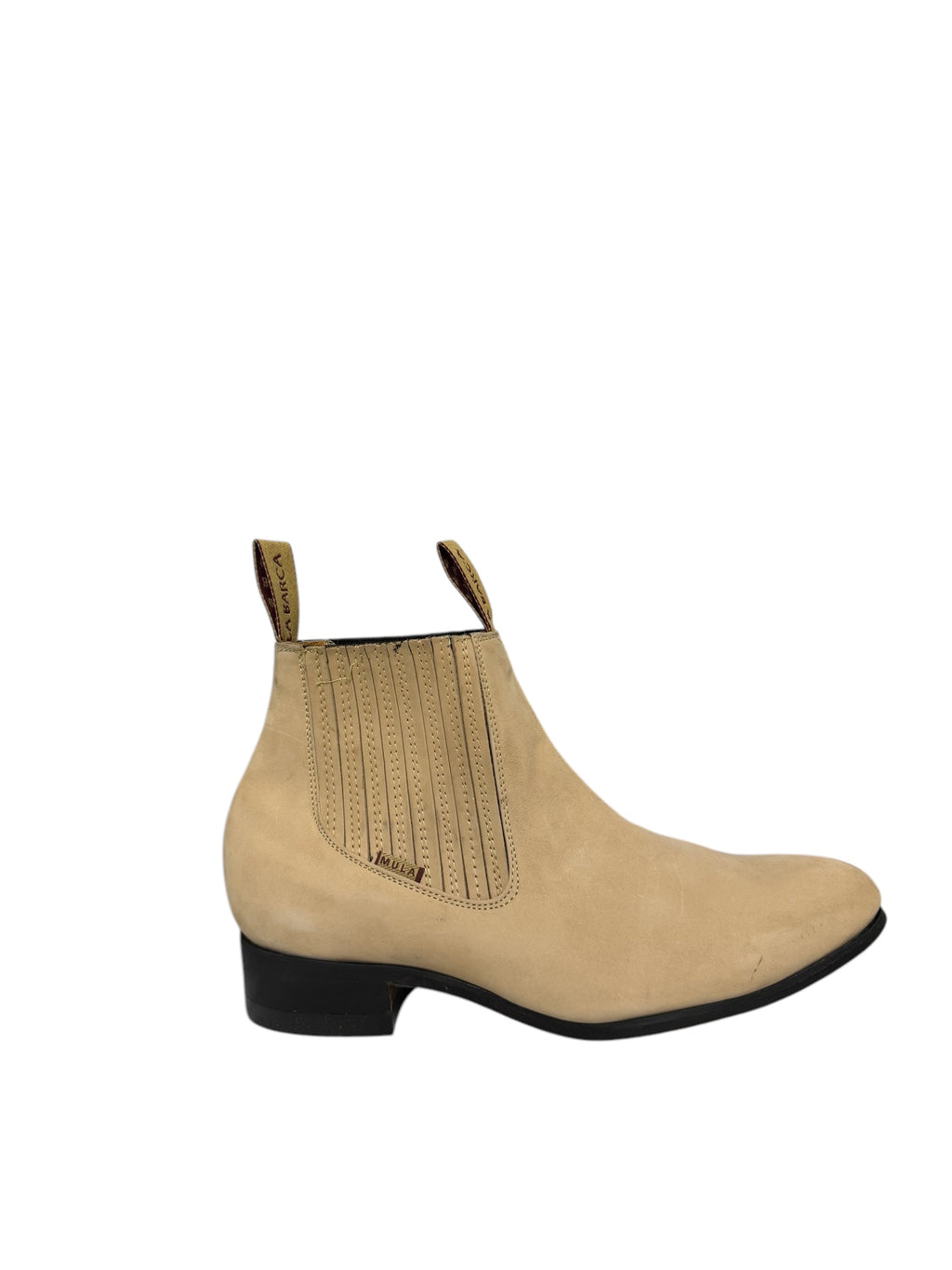 La Barca Suede Perla Charro Ankle Boot - 500