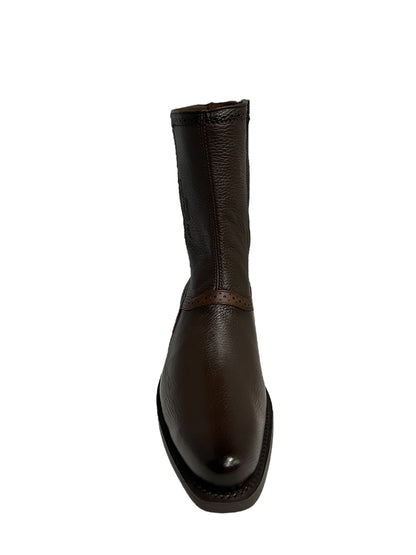 Los Altos Ankle Boot Genuine Deer Face Brown - 78BI8316