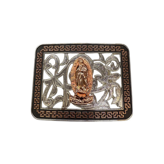 Virgen De Guadalupe Western Cowboy Belt Buckle - HV-9