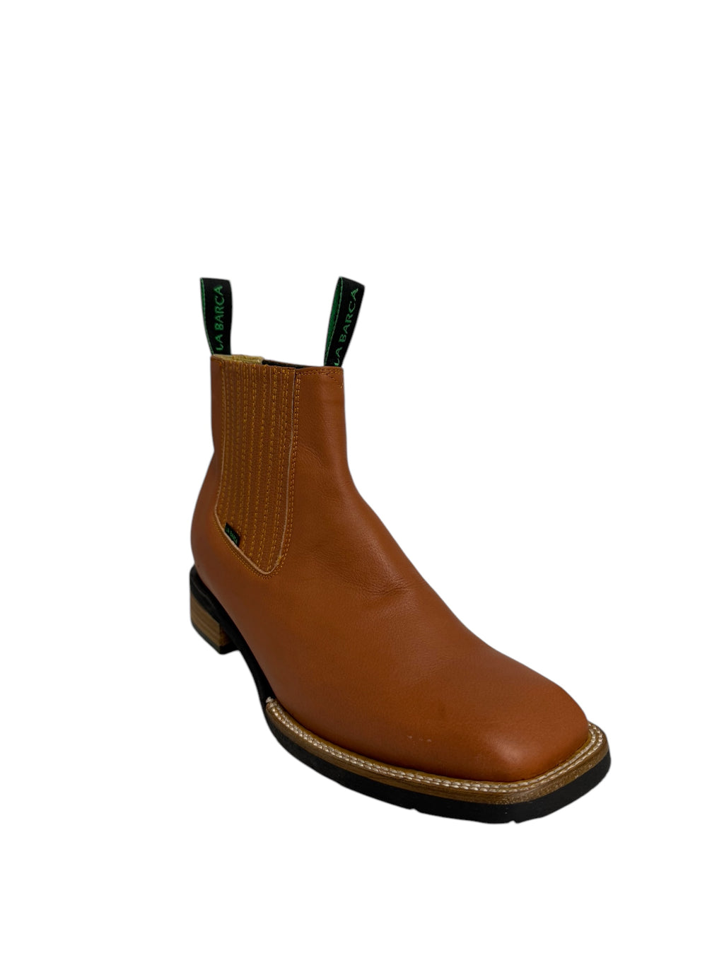 La Barca Square Toe Honey Oiled Leather Ankle Boot - 953