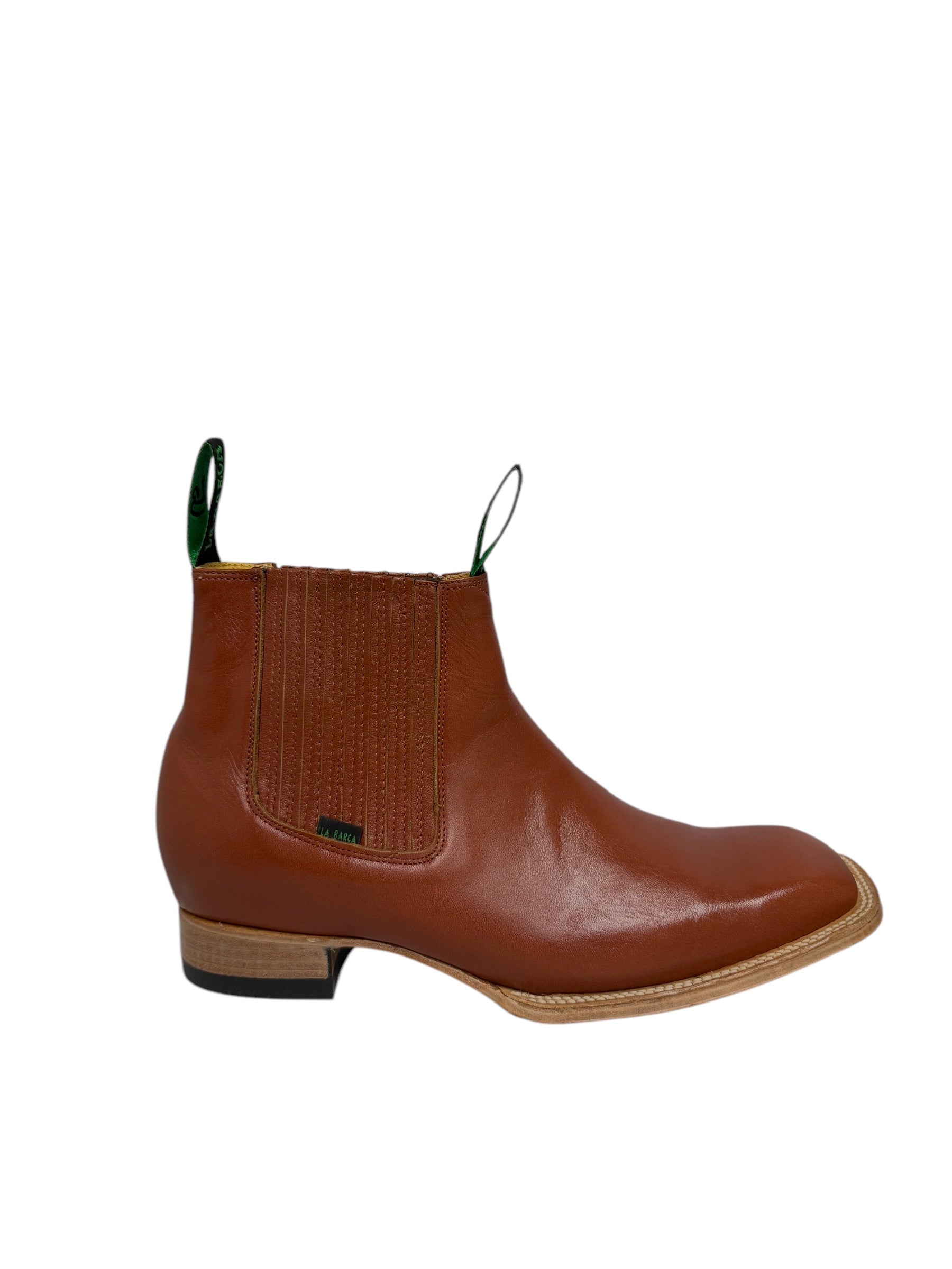 La Barca Square Toe Leather Cognac - 935