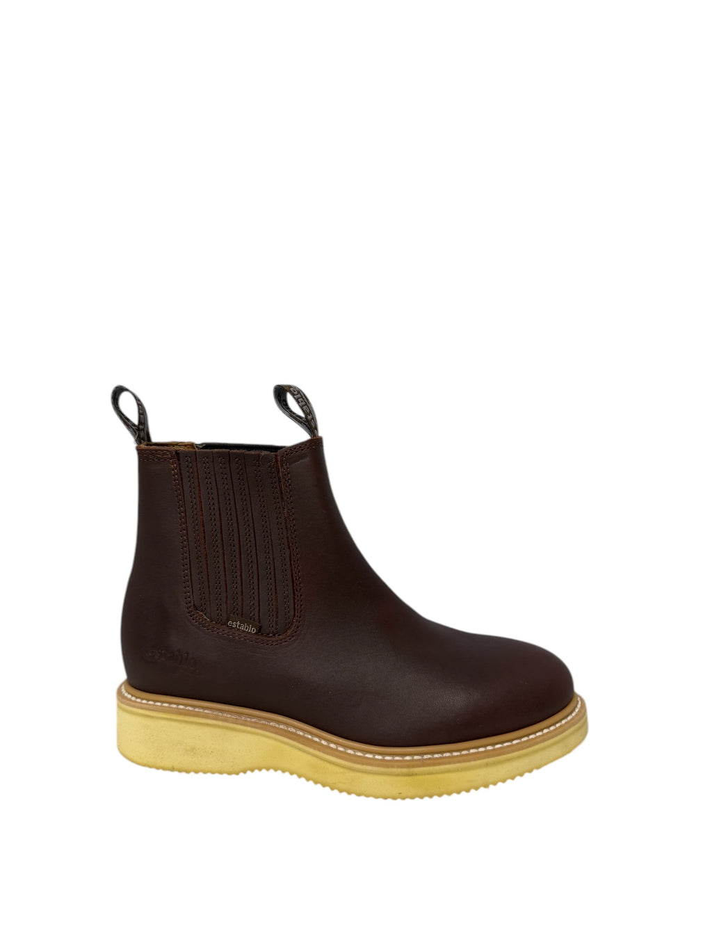 Establo Oiled Leather Shedron Ankle Work Boot - 551-01
