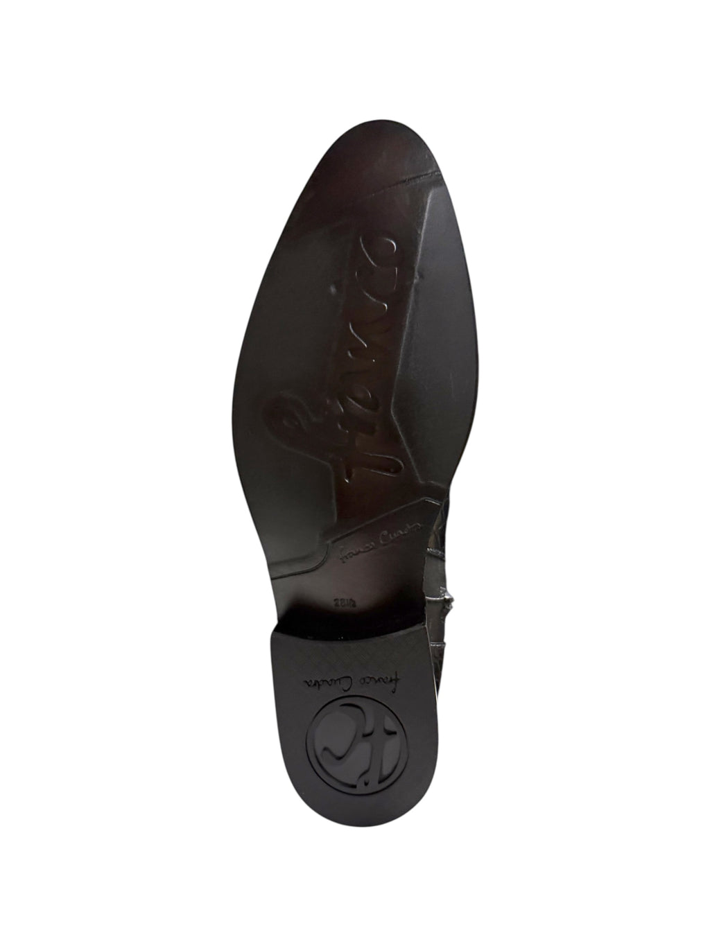 Franco Cuadra Caiman Belly Inca Black Cowhide - FC865