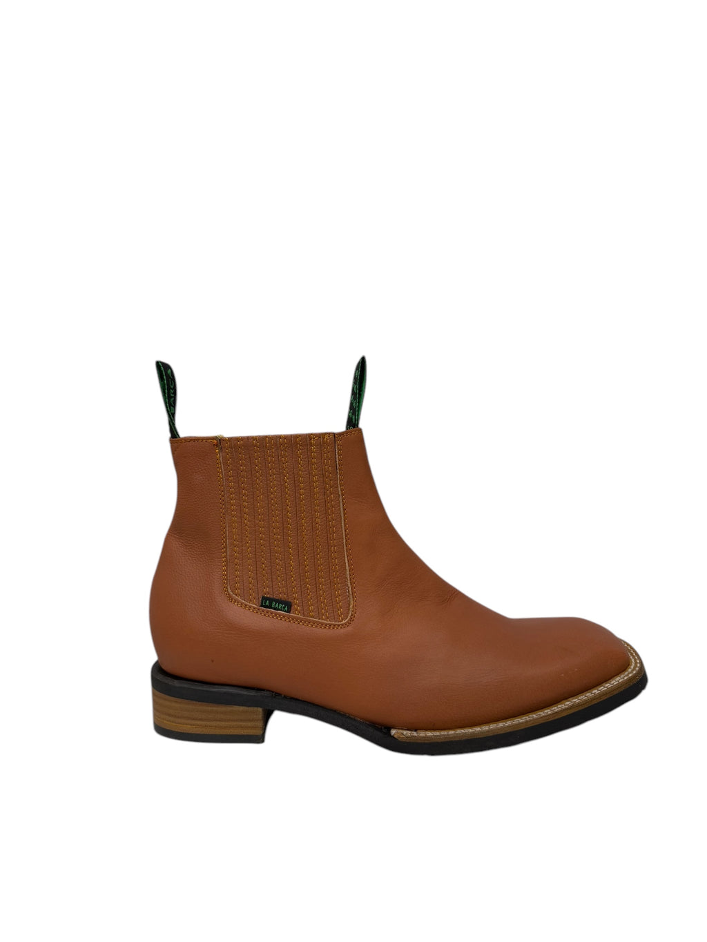La Barca Square Toe Honey Oiled Leather Ankle Boot - 953