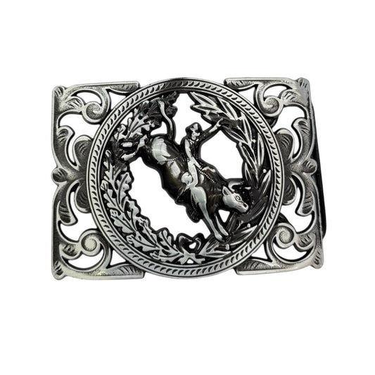 Bull Rider Western Cowboy Belt Buckle - HT-20