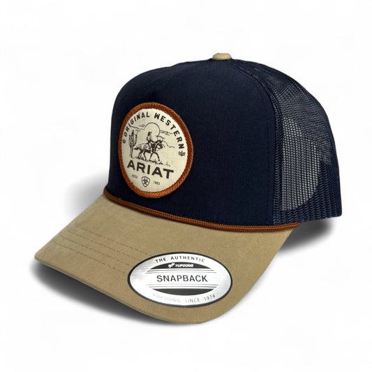 Ariat Cap Snapback Desert Scene Patchy Navy