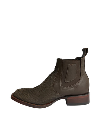 Los Altos Ankle Boot Python Nobuck Brown - 82BVN5707